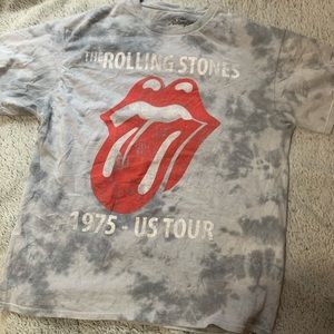 Rolling Stones acid wash band tee
